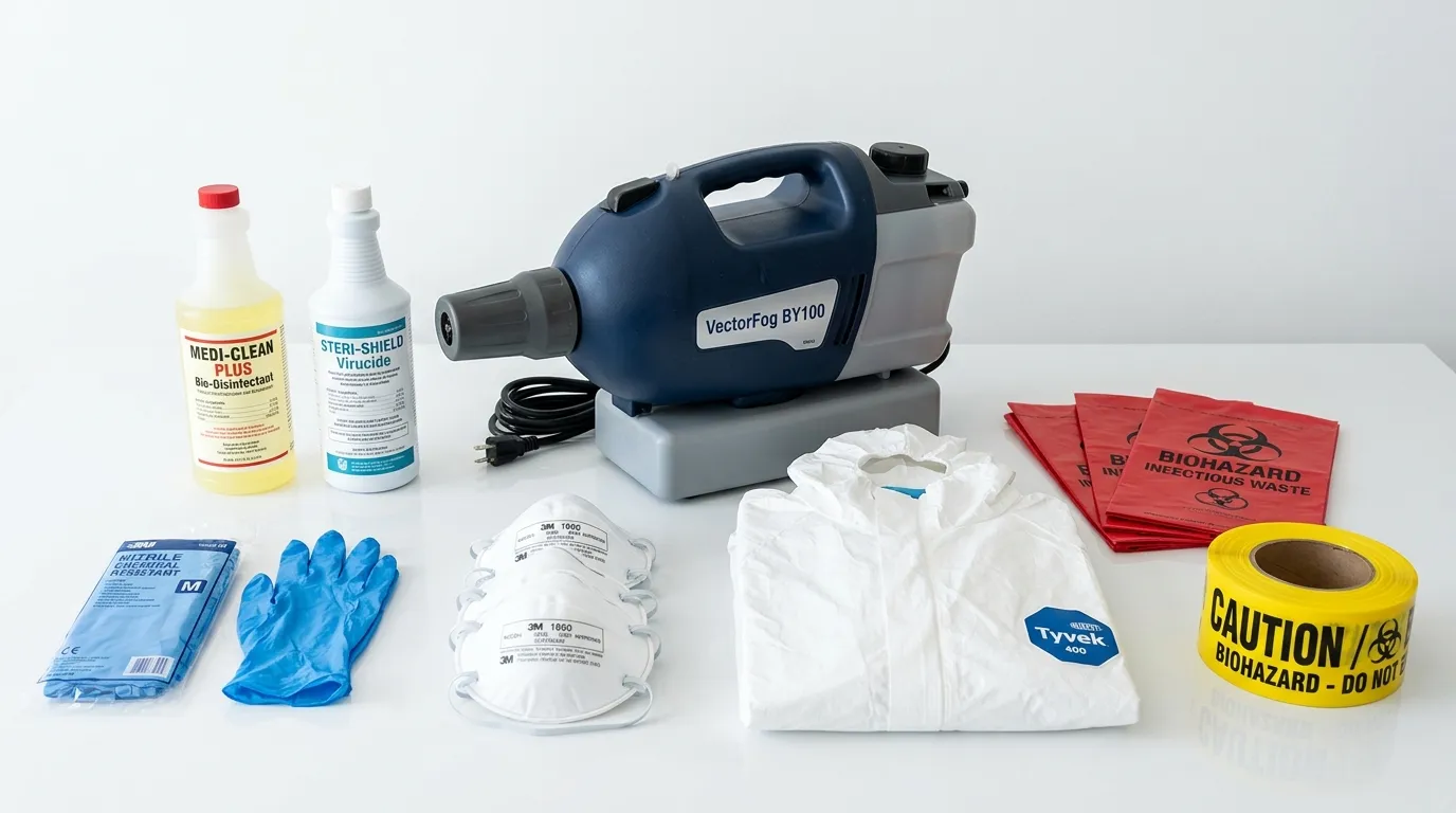 Professional biohazard remediation crew working in Jefferson City